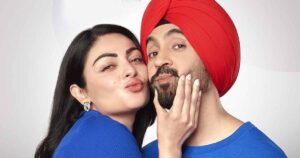 Charming couple sharing a playful moment – pure Punjabi fun (Jatt & Juliet 3)