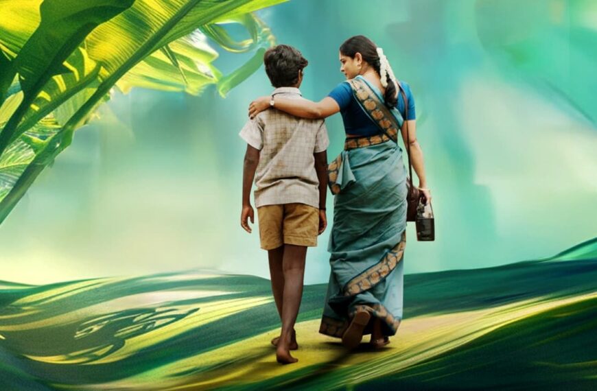 Thambi, the young protagonist of Vaazhai, journeying through the challenges of rural life in this heartfelt Tamil movie